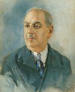 Oscar Pereira da Silva Self-portrait oil painting
